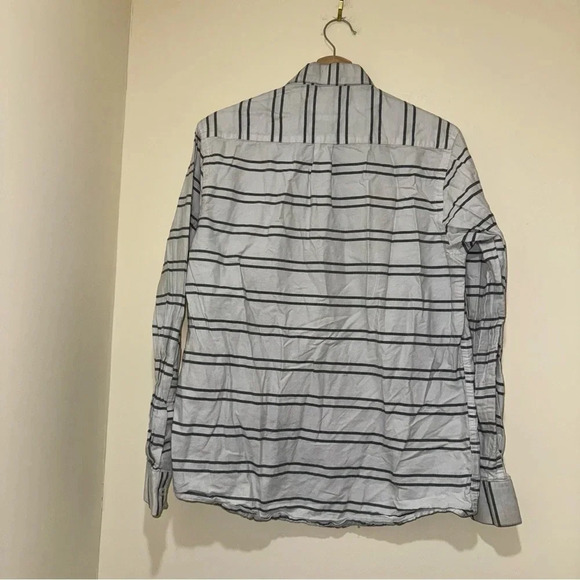 Men’s Ralph Lauren Blue Tag Casual White + Navy Button Down Long Sleeve Size: XL - Picture 11 of 16